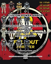Fallout 76-PC-Custom Power Armor Full Set + 20 Legendary Mods⭐️⭐️⭐️⭐️