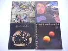 WINGS Paul McCartney 4 LP Vinyl Lot: Wild Life/Red Rose/Band/Venus + Posters!