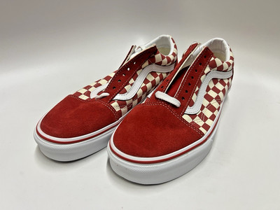 VANS OLD SKOOL RED CHECKERBOARD VN0A38G1P0T OFF THE WALL SIZE 9.5