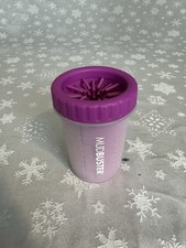 Dexas MudBuster Portable Dog Paw Washer Fuchsia Small 5.75” Tall - New