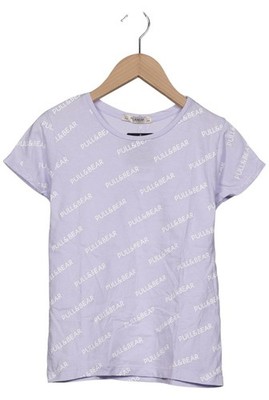 Pull & Bear T-Shirt Damen Shirt Kurzärmliges Oberteil Gr. XS Lila #nmt9dgk