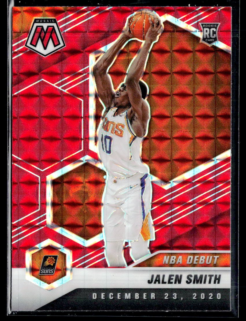 2020-21 Panini Mosaic #275 Jalen Smith Mosaic Red