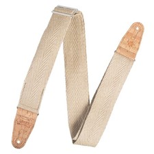 Vegan Woven Hemp Guitar Strap with Hidden Pocket Sustainable and Durable Design