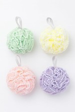  Free Duty Tax Soft Bath Pouf, Quick Foaming Gentle Exfoliating Shower Loof