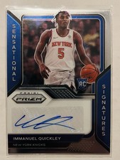 Immanuel Quickley Autograph 56 Card Prices | Immanuel Quickley