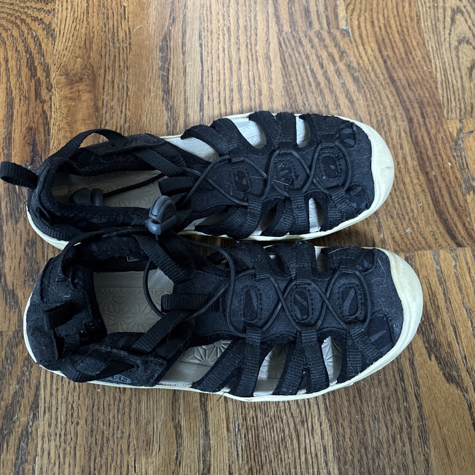 Sandali Keen Moxie bambino 3 ragazze punta chiusa pescatore nero acqua casual