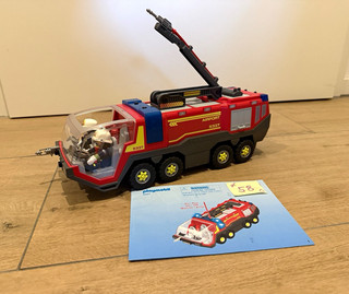 Playmobil Flughafen Feuerwehrfahrzeug 5337 mit 2 Figuren Anleitung