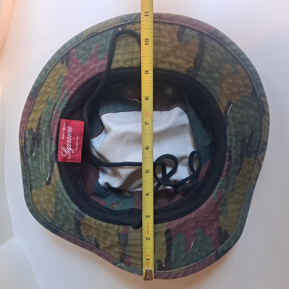 SS18 Supreme Military Boonie Jigsaw Camo Bucket Hat S/M Crusher | eBay