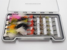 40 Summer Still Water Flies, Boxed Set, Mixed Sizes, TroutfliesUK