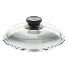 Berndes Gewölbter Glasdeckel mit Kunststoffknauf Glas Transparent Ø 18 cm 004418