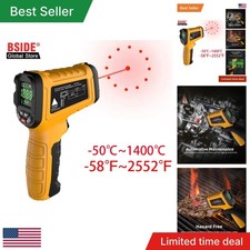 Infrared Thermometer Gun Digital Laser Temperature Tester 50 To 1400 C Handheld