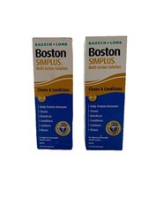 Bausch Lomb Boston SIMPLUS Multi-Action Solution 3.5 fl oz Lot of 2 EXP 6/2027 