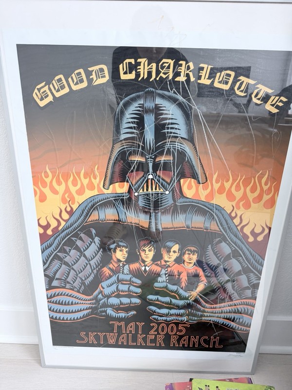 Star Wars Limited Edition 2005 Good Charlotte Silk Screen Poster By EMEK