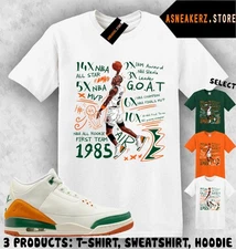Shirt To Match SoleFly x AJ 3 Miami Sneaker Matching Tee MJ 23 Accolades T-Shirt