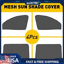 4X Magnetic Car Side Front Rear Window Cover Shade Sun Mesh Shield UV Protection