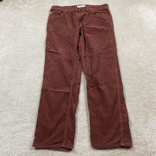 Duck Head Pants Mens 35x30 Brown Corduroy Stretch 5 Pocket Casual Chino