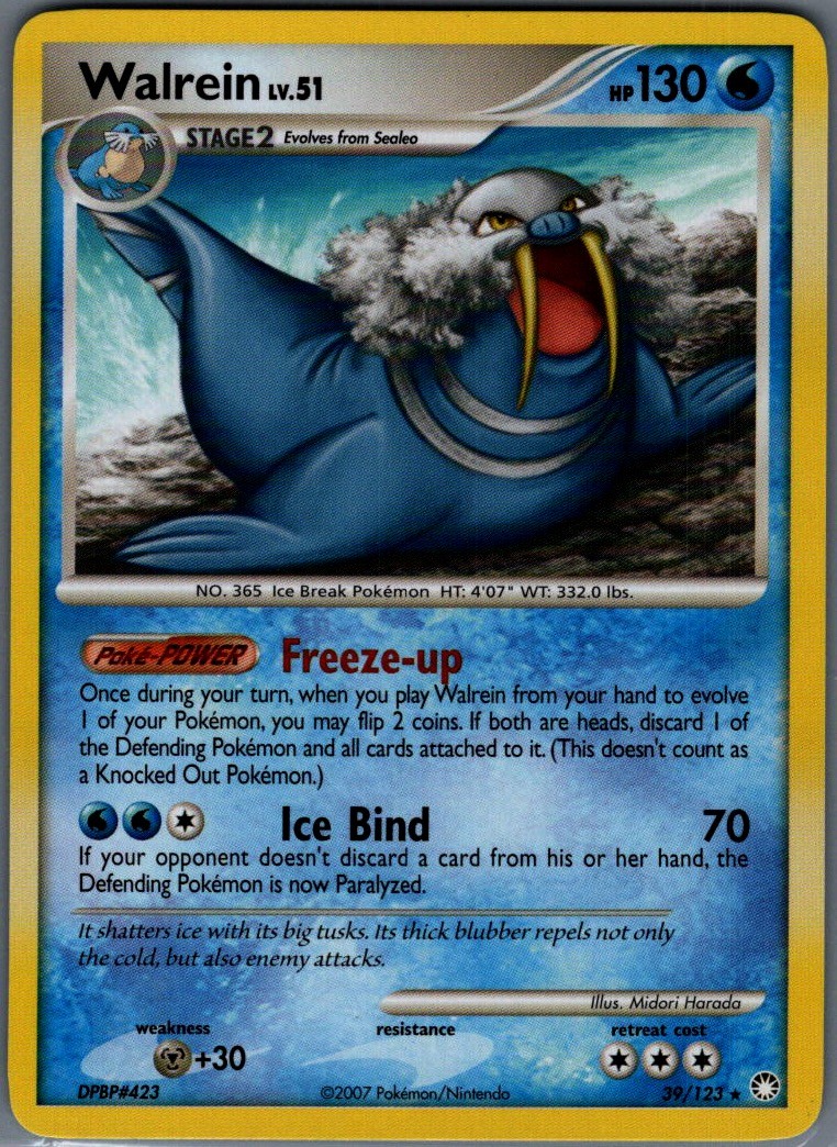 Walrein Rare Mysterious Treasures 39/123 NM