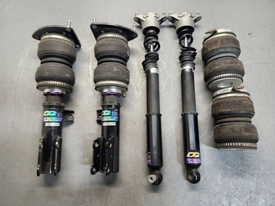 D2 Racing Front & Rear L & R Air Suspension Struts For 16 Mercedes Benz CLA 250