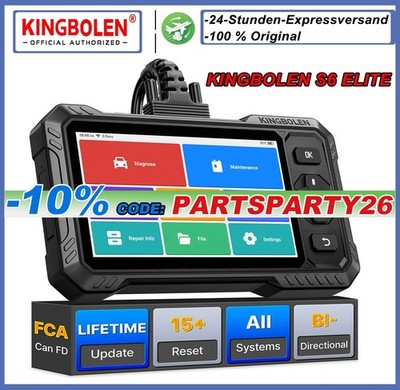 2026 KINGBOLEN S6 Elite Profi KFZ OBD2 Diagnosegerät Deutsch Alle System CAN FD