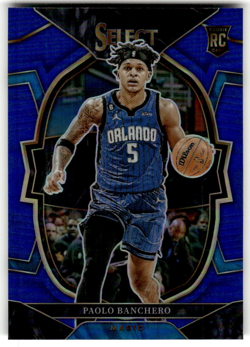 2022-23 Panini Select Paolo Banchero Blue Prizms Rookie #72