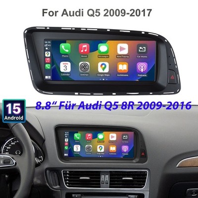 8.8'' Carplay Autoradio For Audi Q5 SQ5 2009-2015 Hohe Version Android 15 DSP 4G