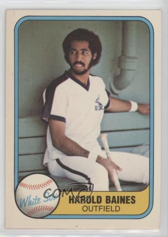 1981 Fleer Harold Baines #346 HOF 0hs2