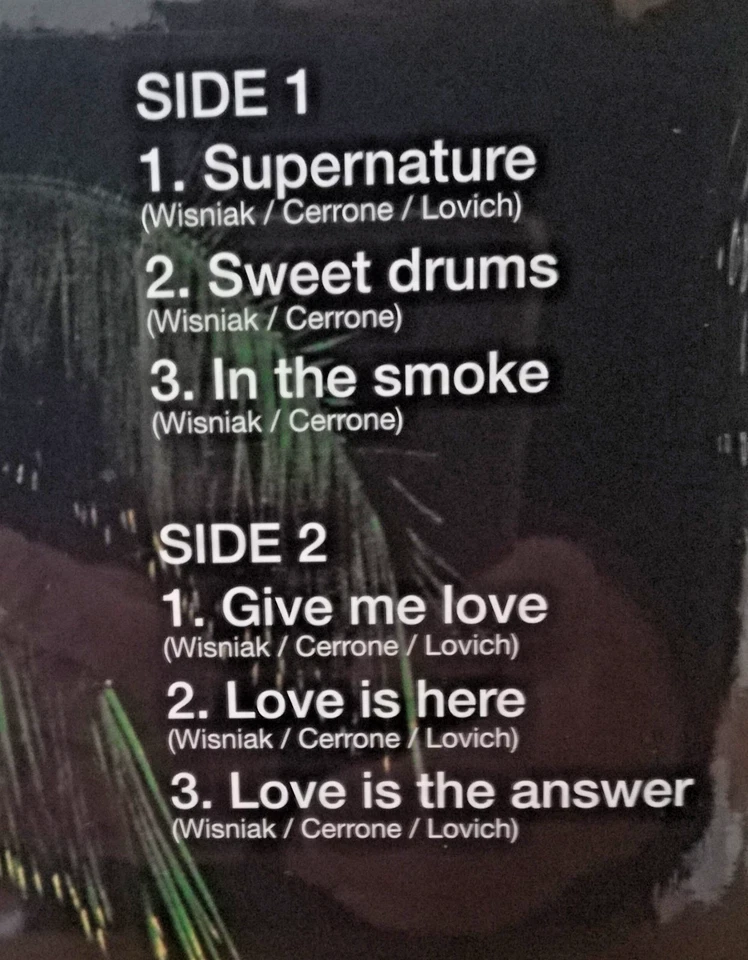 Cerrone 3 Supernature LP 33T Vert, Green + CD - Photo 3/4