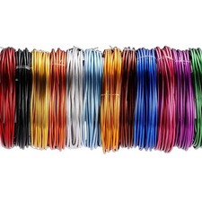 ALUMINIUM MODELLING JEWELLERY CRAFT WIRE 0.8mm 1mm 1.5mm 2mm & 3mm W1