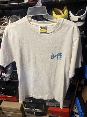 Vintage A Bathing Ape BAPE STA White Logo T-Shirt Men s M