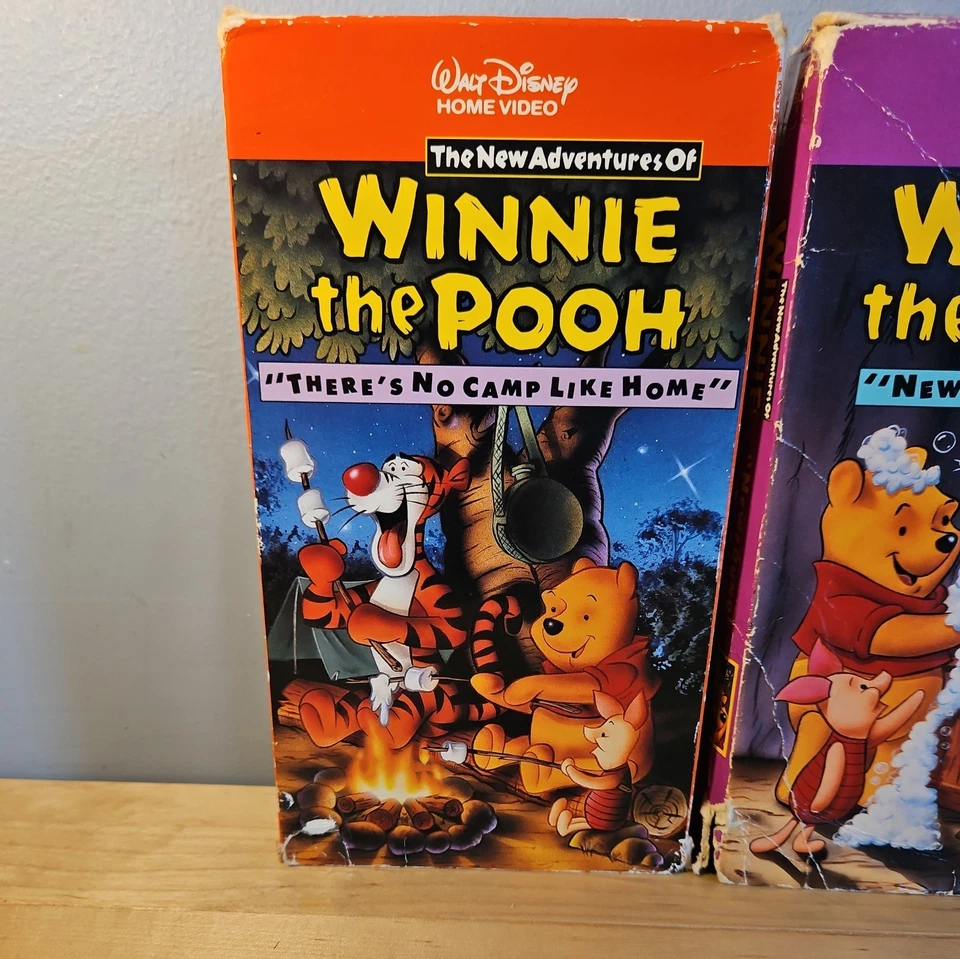 The New Adventures of Winnie the Pooh 3 VHS Lot Walt Disney Home Video - Image 2 of 4