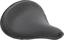 DRAG SPECIALTIES 0806-0048 Seat - Spring Solo - Large - Black Solar-Reflective L