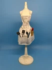Vintage Barbie Apron Cooking Set Metal Utensils Rolling Pin Mattel Kitchen