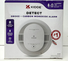 Kidde Smoke Carbon Monoxide Alarm Hardwired Battery 30CUAR Modern 5" Design