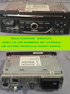 AUTORADIO rneg2 RT6 MULTIMÉDIA usb PEUGEOT Citroën 98083776 XT - Photo 1/4