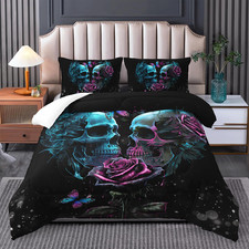 Tuzaovy Skull Bedding Set Queen Sizegoth Bedding Sets Queen Comforterskull