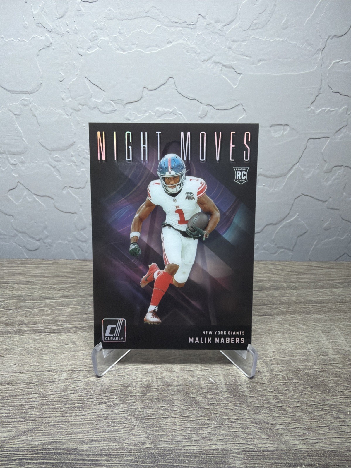 2024 Clearly Donruss Malik Nabers Night Moves Rookie RC Case Hit SSP #9 Giants
