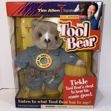 TIM ALLEN Interactive TOOL BEAR with Tool Belt and Hard Helmet - NEW IN BOX