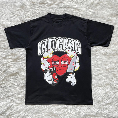 Glo Gang Worldwide Revenge Your Love Tee (Black) Men's Cotton