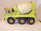 Vintage Mighty Tonka Mixer Cement Truck Lime Green Tandem Axle RARE 1970s