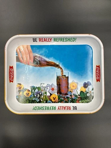 *Vintage Coca Cola Tin Tray - Be Really Refreshed!