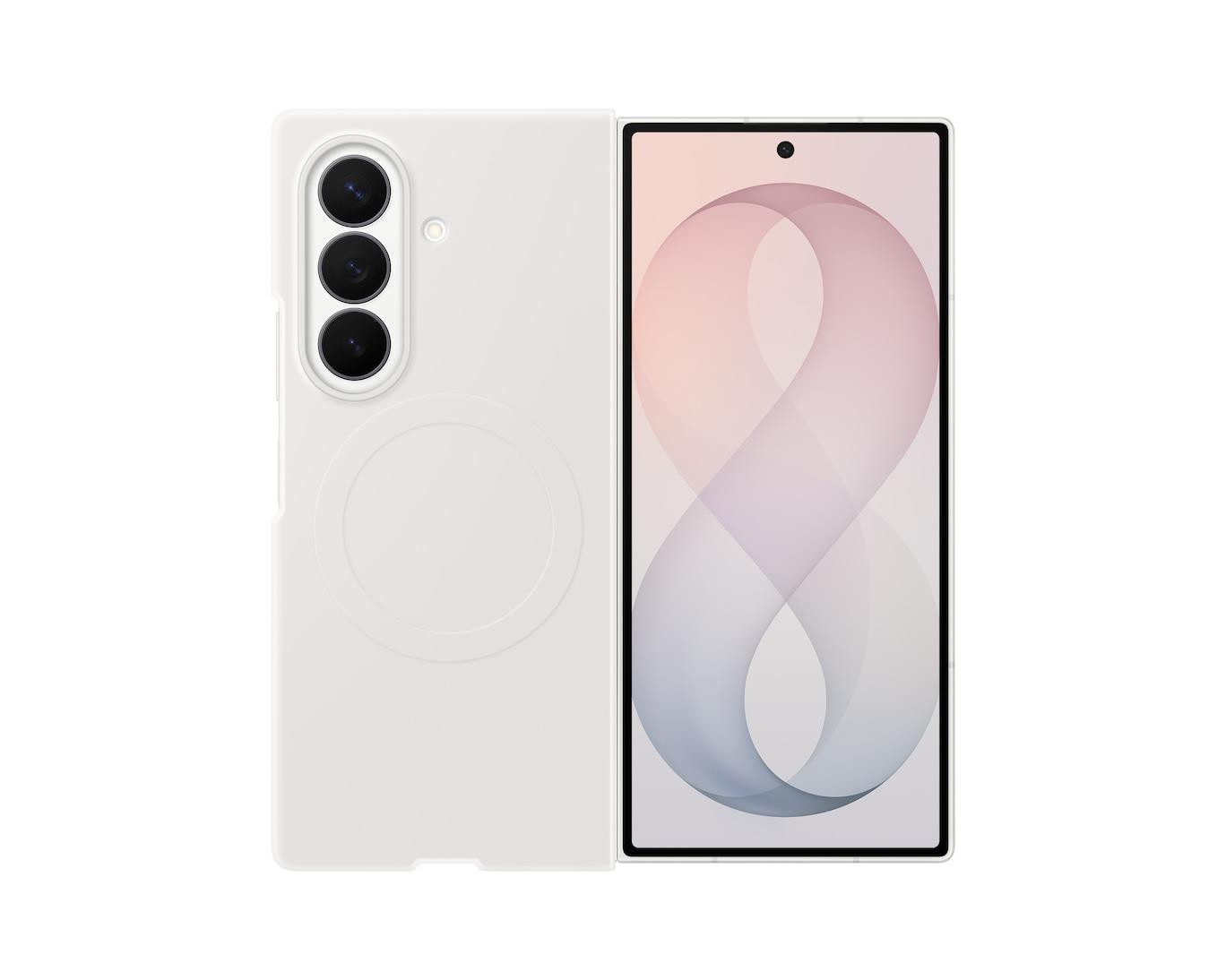 Samsung Galaxy Z Fold 8 Ultra 8.0"" Silicone Magnet Case Cream - EF-EF976CWEGWW
