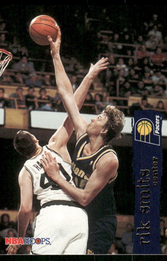 1995-96 NBA Hoops #70 Rik Smits Indiana Pacers basketball card