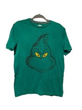 DR. SEUSS THE GRINCH Head Green T SHIRT MENS MEDIUM Merry Grinchmas Old Navy