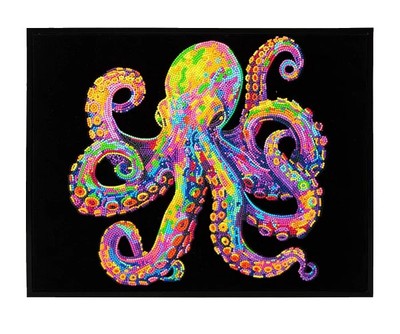 DIAMOND PAINTING DIAMOND DOTZ NEON OKTOPUS NEU OVP