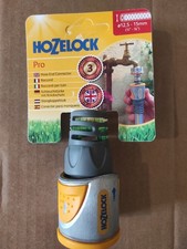 Image of Hozelock Pro Metal Hose End Pipe Connector 1/2" 12.5mm - 15mm