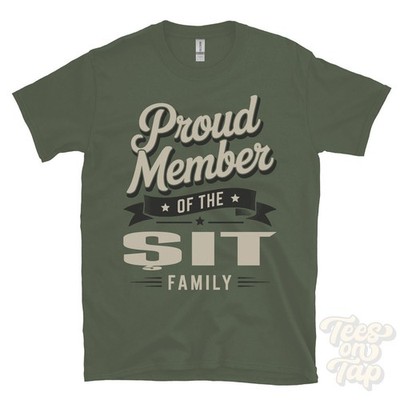 STOLZES MITGLIED DER ŞIT FAMILIE T-SHIRT Nachname Nachname Erbe Abstammung