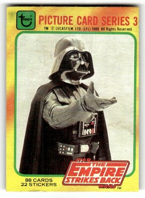 1980 Topps Star Wars: The Empire Strikes Back #265 Series 3 Title Card