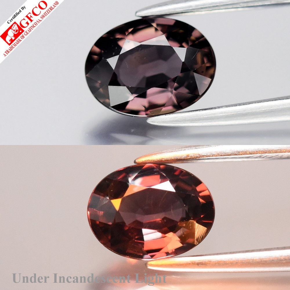 💎 GLC CERTIFIED 0.75ct VVS Oval Natural Color Change Sapphire - Unheated, Gem