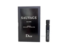 DIOR SAUVAGE EAU FORTE PARFUM VIAL SPRAY FOR MEN 0.03 Oz / 1 ml SAMPLE SIZE NEW