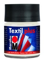 Marabu 1715 05 070 Textil Plus Weiß 070, 50 Ml